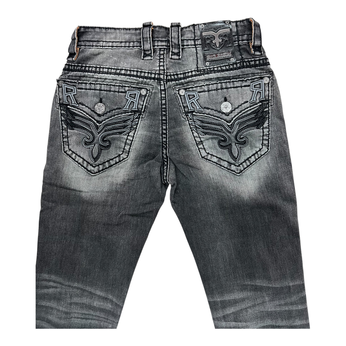 TED ALT STRAIGHT JEANS IN GREY BLACK