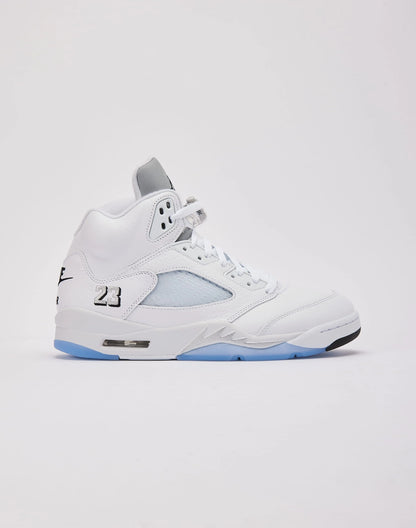 JORDAN AIR JORDAN 5 RETRO 'WHITE METALLIC