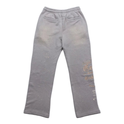 GOLD RUSH DISTRESSED AND SPLATTERED SWEATPANTS
