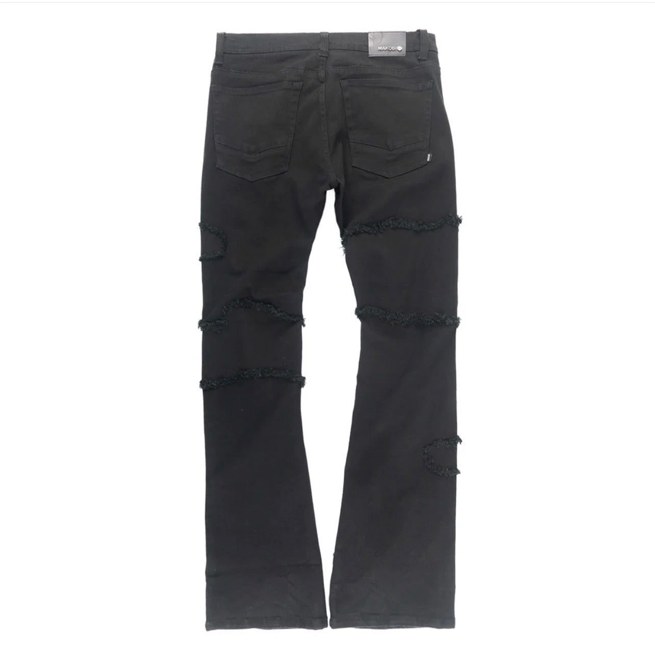 M1984 PASTONI STACKED JEANS - JET BLACK