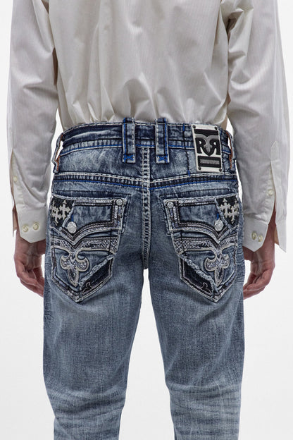 JETT STRAIGHT JEANS IN LIGHT BLUE