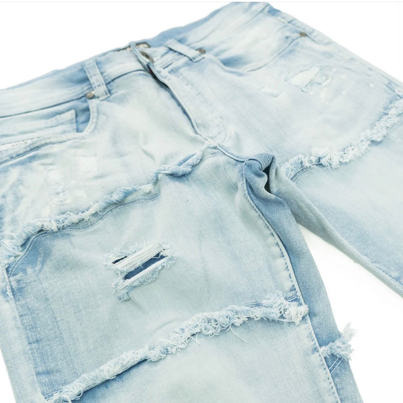 M1984 PASTONI STACKED JEANS - LIGHT WASH
