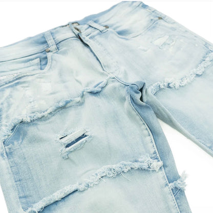 M1984 PASTONI STACKED JEANS - LIGHT WASH