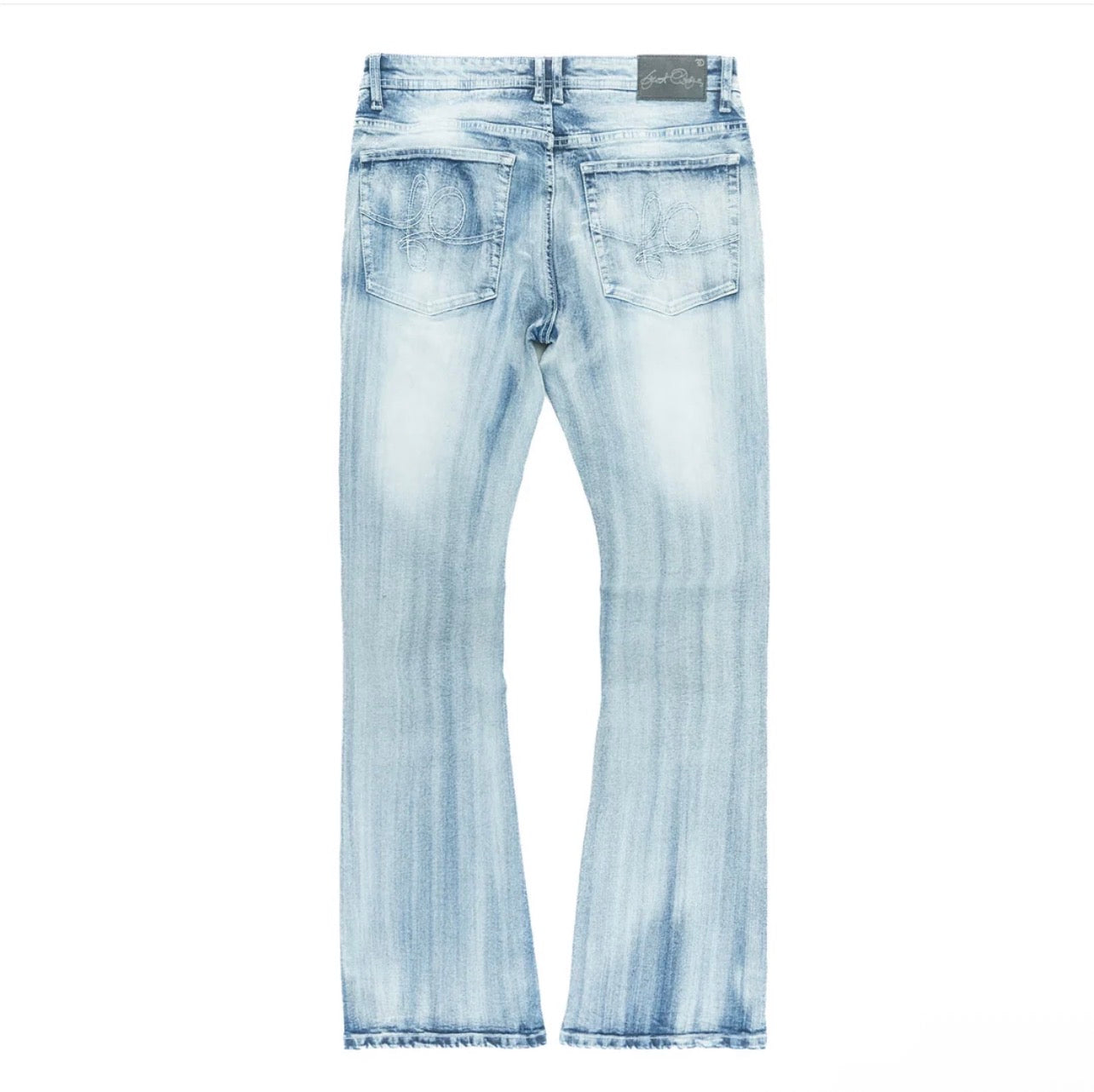 F1712 ALONO STACKED JEANS - LIGHT WASH