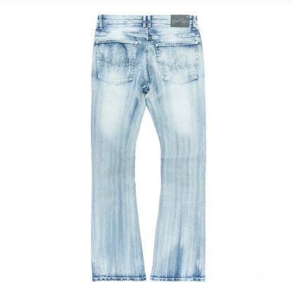 F1712 ALONO STACKED JEANS - LIGHT WASH