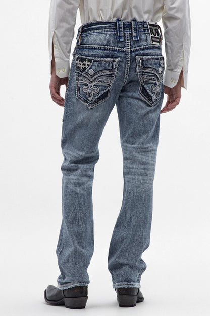 JETT STRAIGHT JEANS IN LIGHT BLUE