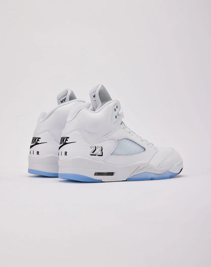 JORDAN AIR JORDAN 5 RETRO 'WHITE METALLIC