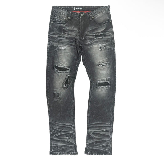 M1975 LORENZO JEANS - BLACK WASH