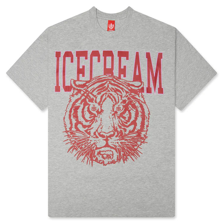 ICECREAM
TIGER DOLLA S/S TEE - HEATHER GREY