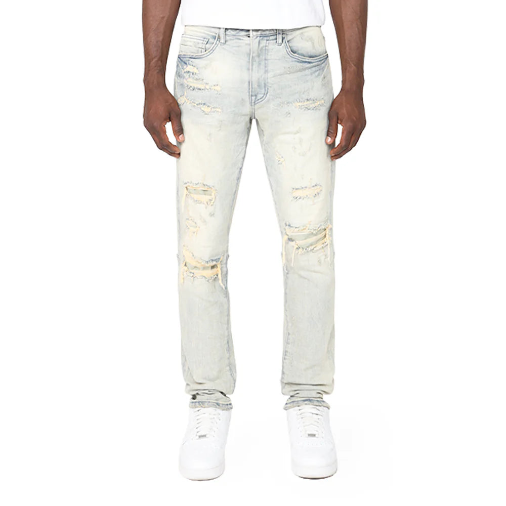Smoke Rise Vintage Washed Denim (Henry Blue)