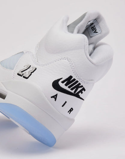 JORDAN AIR JORDAN 5 RETRO 'WHITE METALLIC