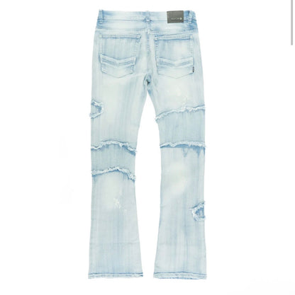 M1984 PASTONI STACKED JEANS - LIGHT WASH