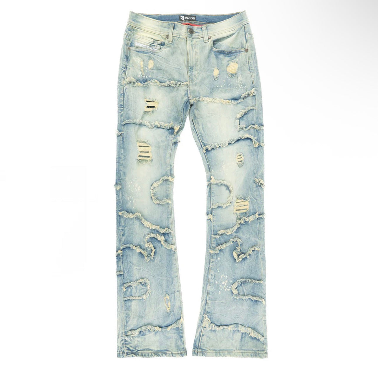 M1984 PASTONI STACKED JEANS - DIRT