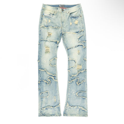 M1984 PASTONI STACKED JEANS - DIRT