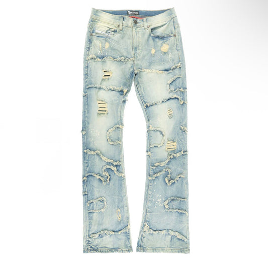 M1984 PASTONI STACKED JEANS - DIRT