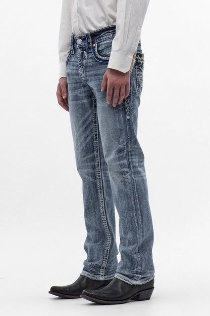 JETT STRAIGHT JEANS IN LIGHT BLUE