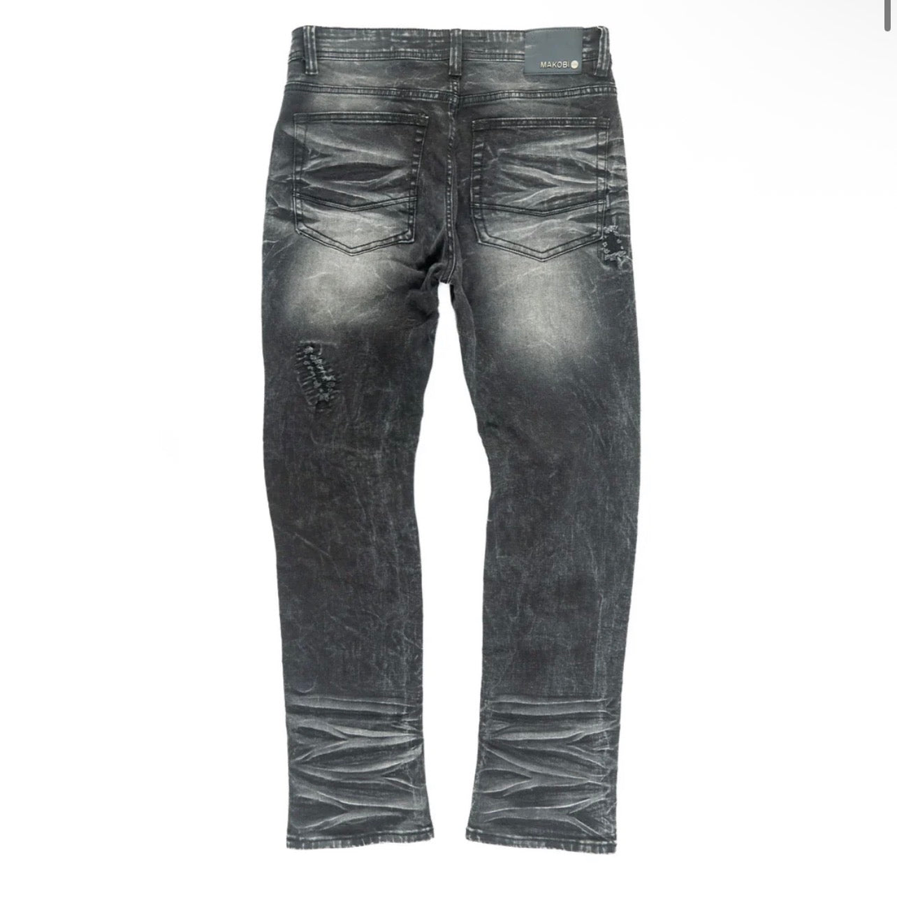 M1975 LORENZO JEANS - BLACK WASH