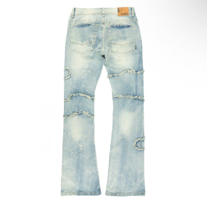M1984 PASTONI STACKED JEANS - DIRT