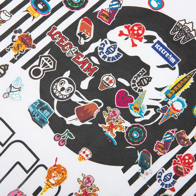 ICECREAM
STICK UP S/S TEE - WHITE